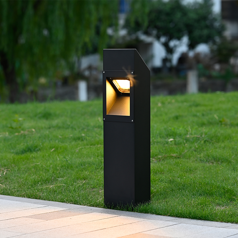 YMLED-6246 Bagong Parihabang Panlabas na LED Bollard Lawn Lighting YMLED-6246 Bagong Parihabang Panlabas na LED Bollard Lawn Lighting